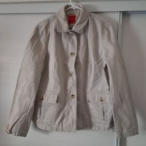 Isaac Mizrahi Khaki Jacket Blazer Size XL